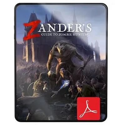 Grimlord Games Zander’s Guide to Zombie Hunting příručka PDF