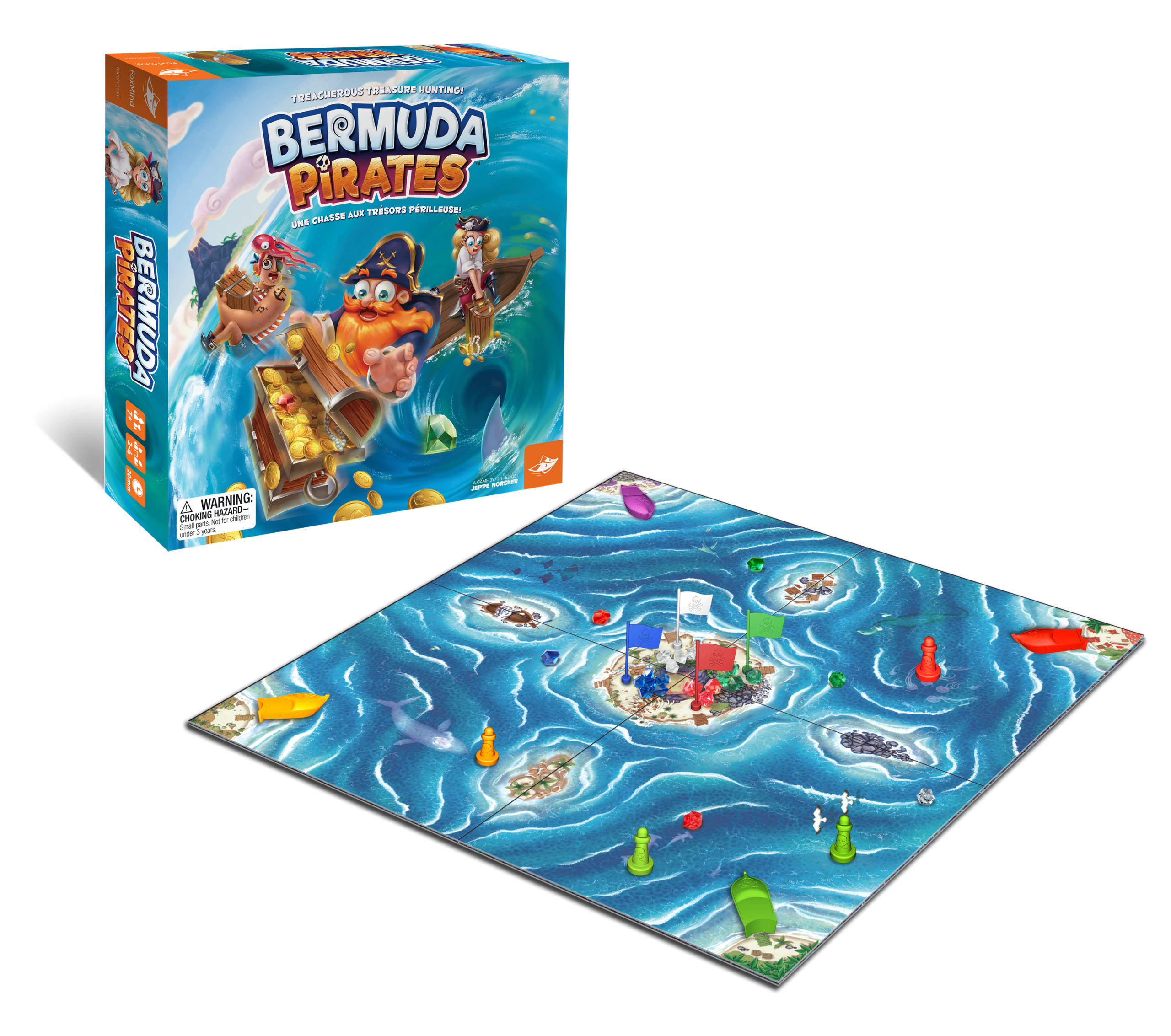 FoxMind Bermuda Pirates magnetická desková hra
