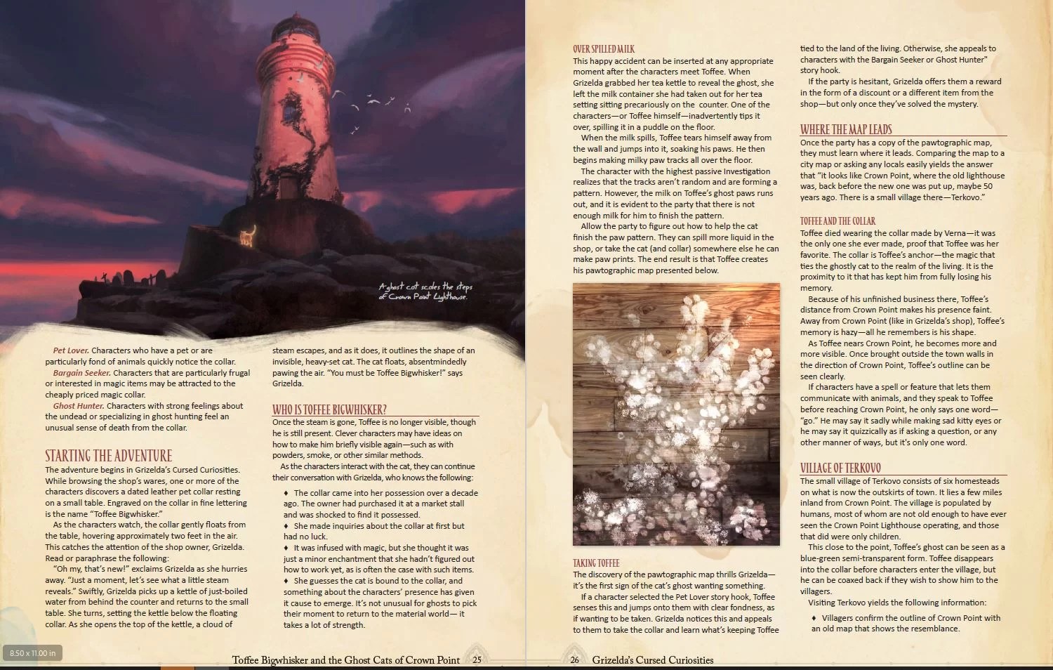 Grimlord Games Grizelda’s Cursed Curiosities dobrodružství PDF