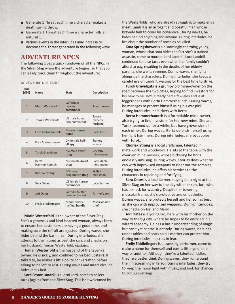 Grimlord Games Siege of the Silver Stag RPG dobrodružství PDF