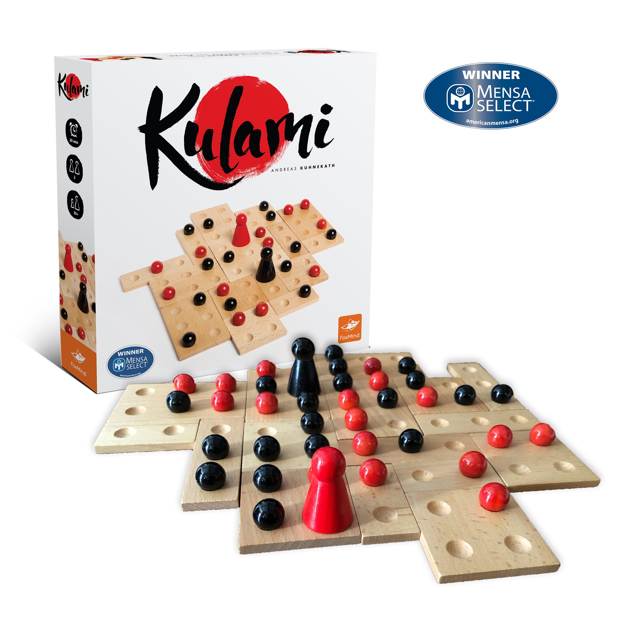 FoxMind Games Kulami dřevěná strategická hra
