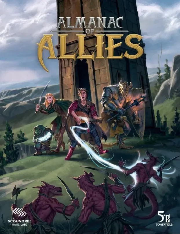 Grimlord Games Almanac of Allies PDF příručka spojenců