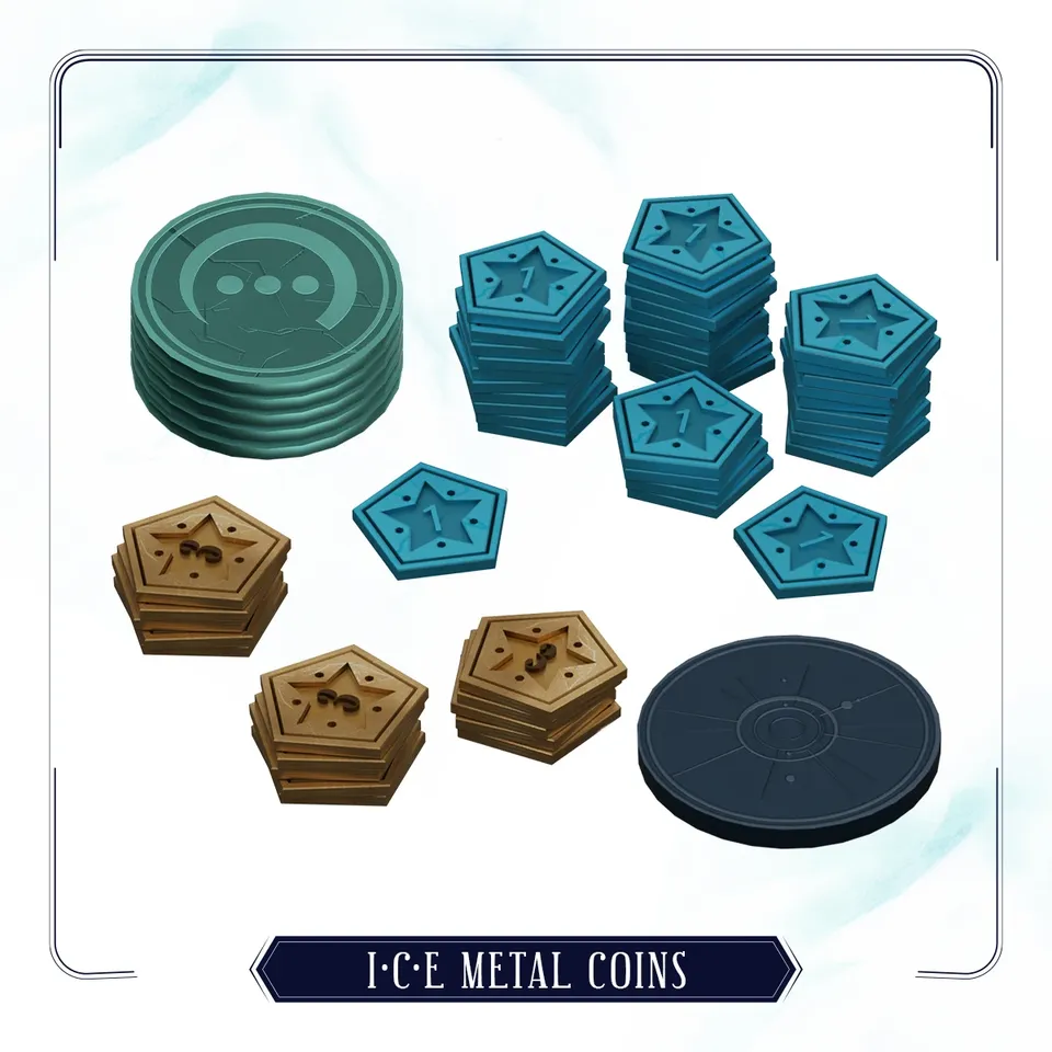 This Way! I C E Metal Coins kovové mince 56 ks