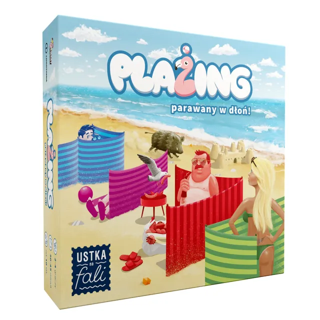 Smart Flamingo Plażing desková hra Parawany v dloń PL