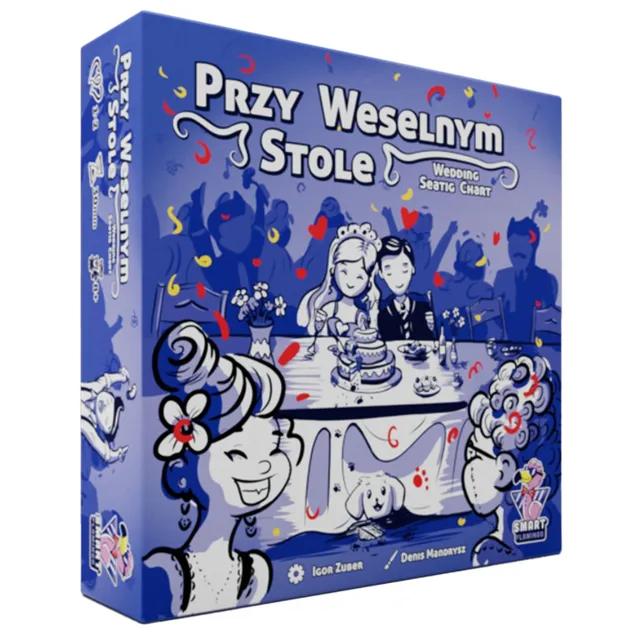 Smart Flamingo Przy Weselnym Stole hra sada 12 kusů svatební