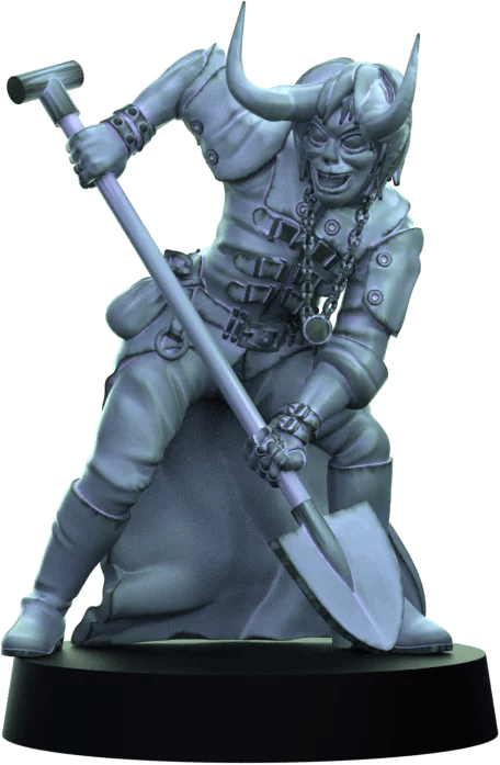 Grimlord Games Grizelda's Minis STL modely 7 figurek duchů