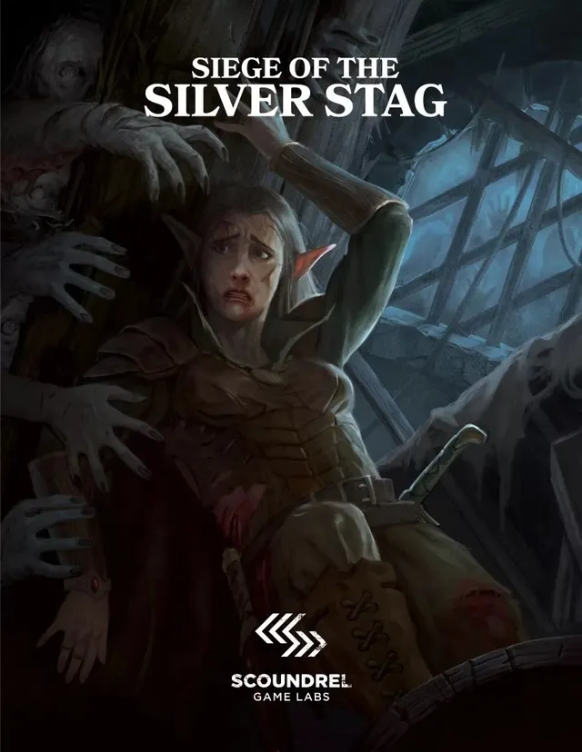 Grimlord Games Siege of the Silver Stag RPG dobrodružství PDF