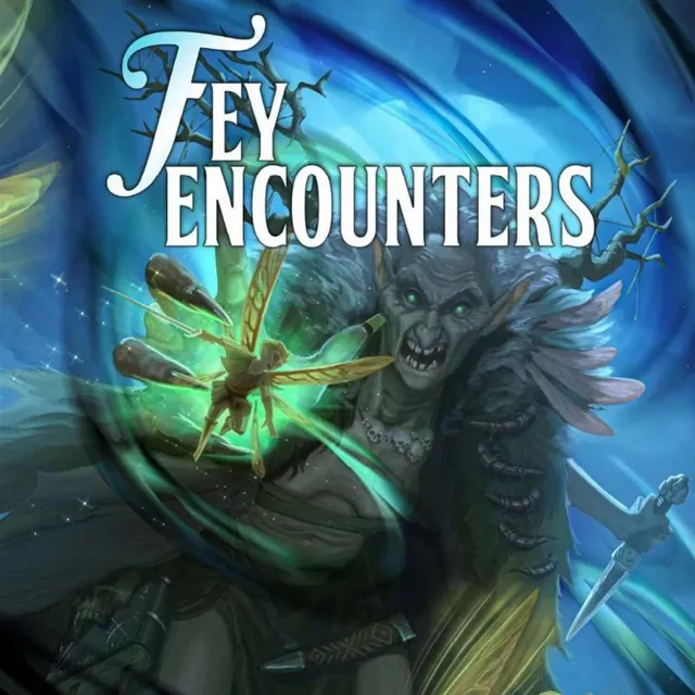 Grimlord Games Fey Encounters RPG příručka hardcover 81 stran