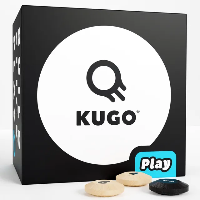 KUGO Play cvrnkací hra stavebnice dřevo velká sada