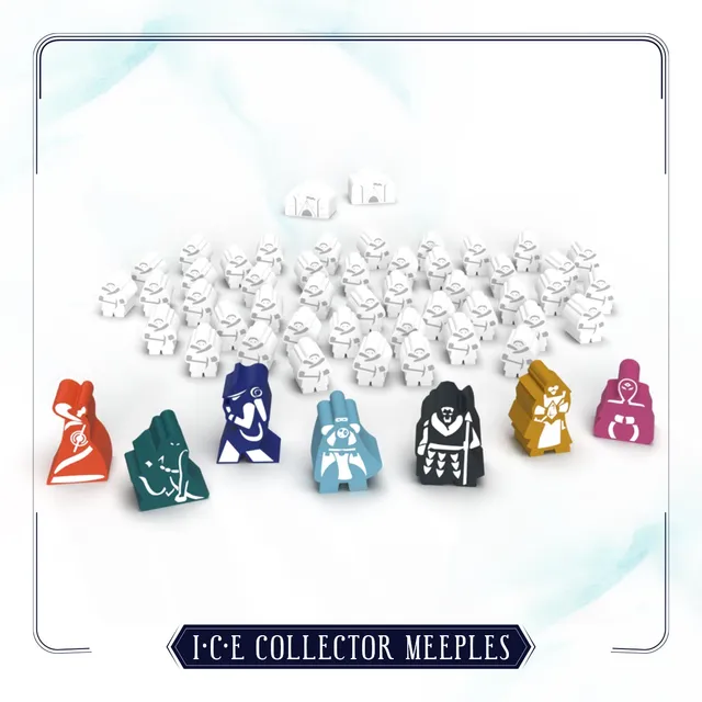This Way! I C E Collector meeples sada figurek