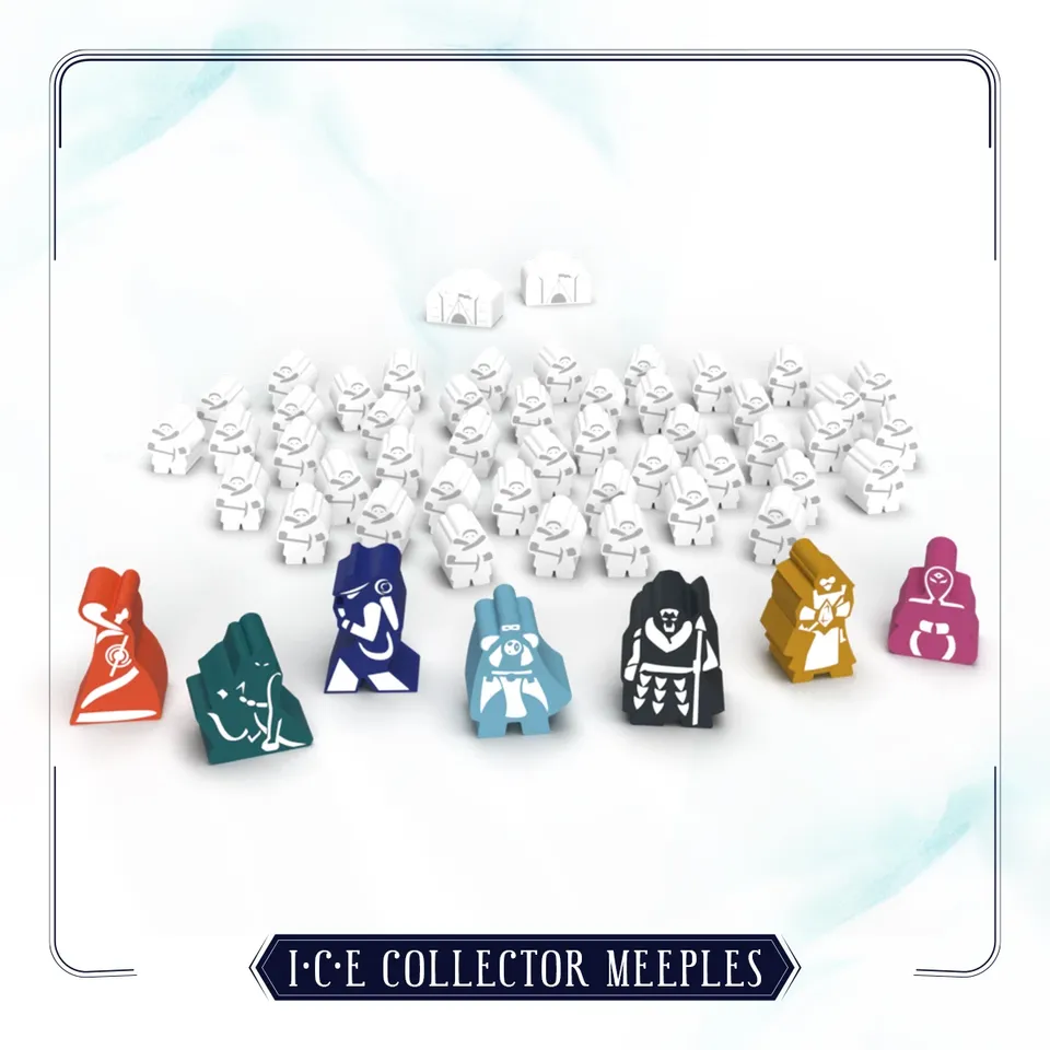 This Way! I C E Collector meeples sada figurek
