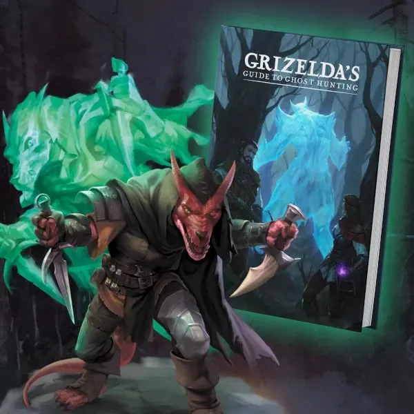 Grimlord Games Grizelda’s Guide to Ghost Hunting příručka hardcover