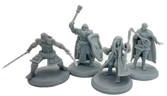 Grimlord Games Assault on Santa's Workshop hrdinové STL 4 modely