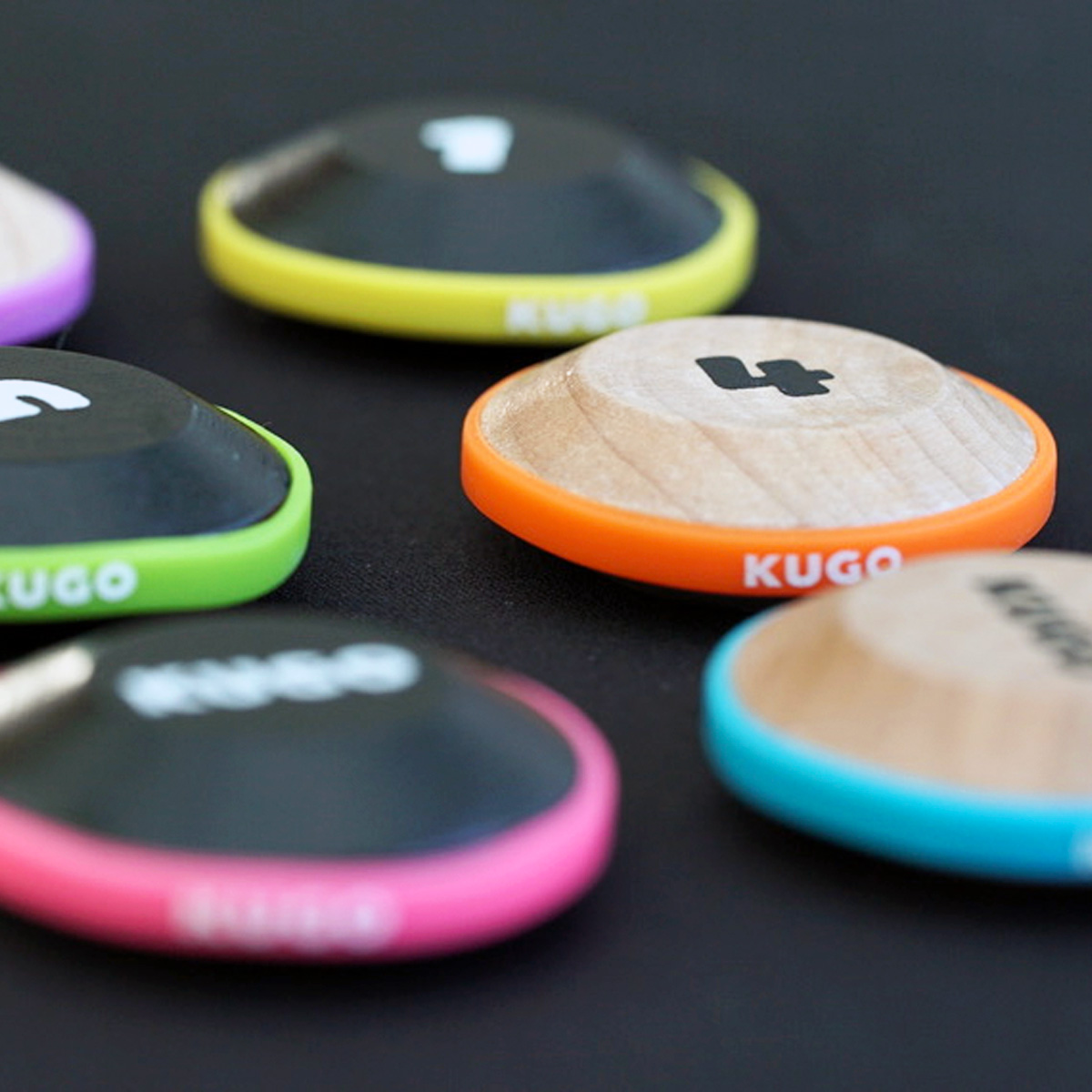 KUGO games Digit Dodgems silikonové kroužky 6 ks